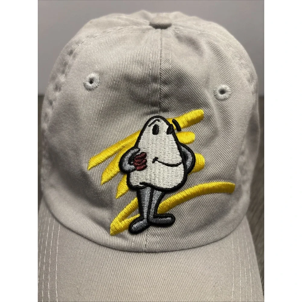 3M Logo Baseball Cap Gray Mens One Size Adjustable‎ Embroidered